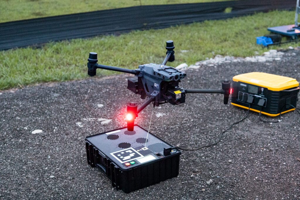 Drones cabeados de segurnaça 3