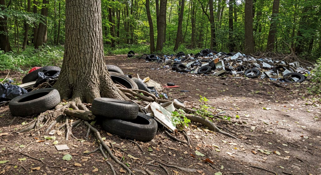 poluicao na floresta - Ôguen