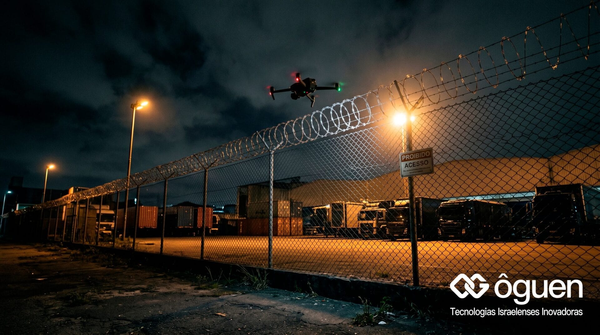 segurança perimetral contra drones